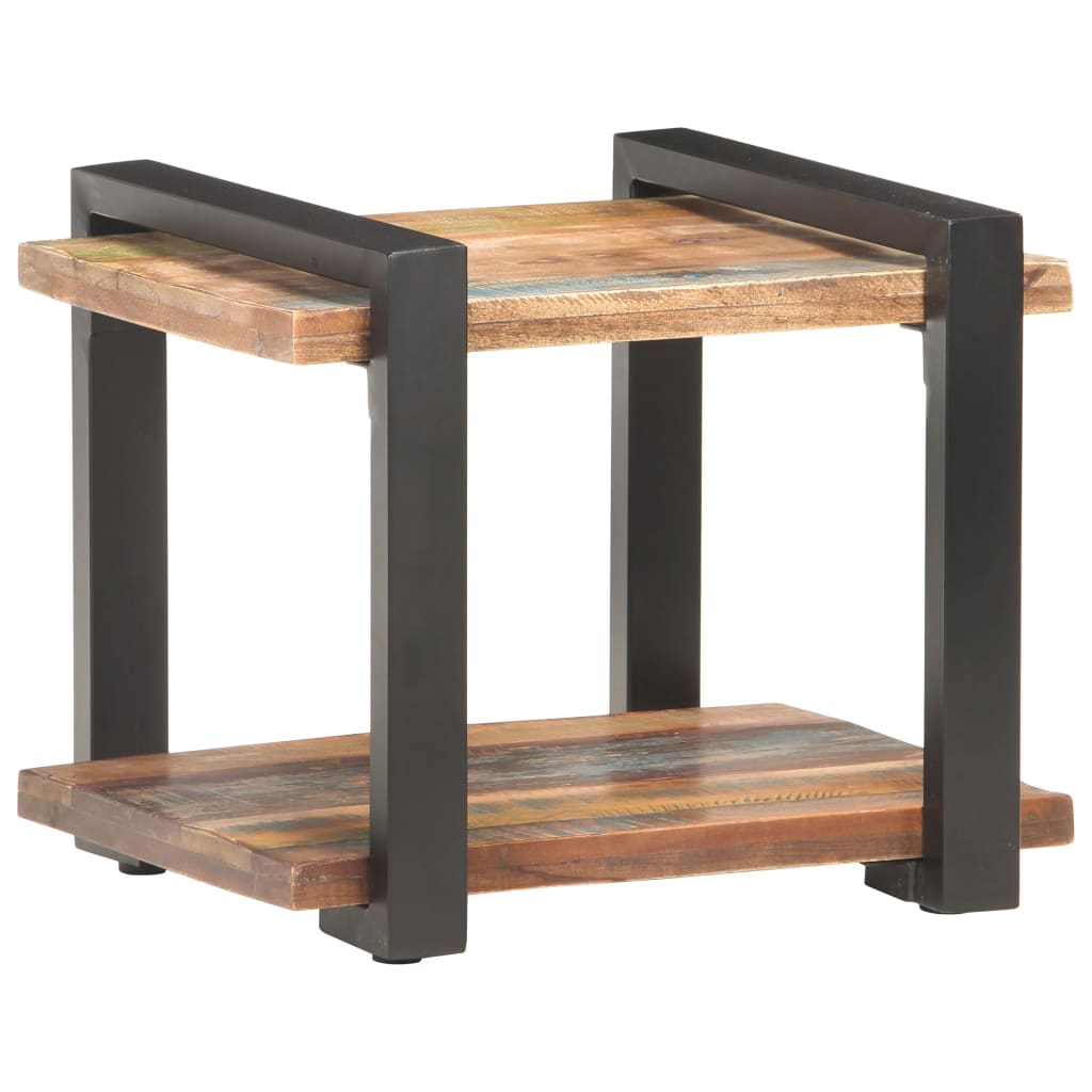 Nachtkastje 50X40X40 Cm massief gerecycled hout