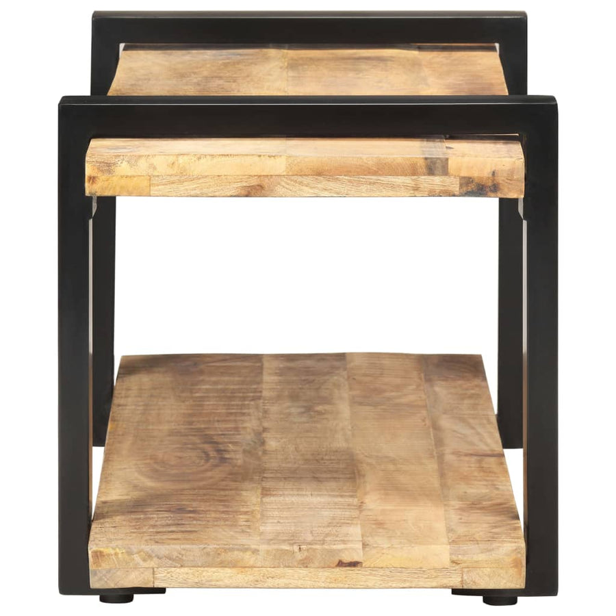 Tv-Meubel 90 x 40 x 40 cm Ruw mangohout