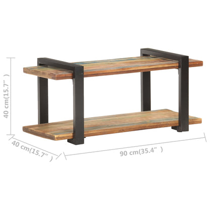 Tv-meubel 90x40x40 cm massief gerecycled hout