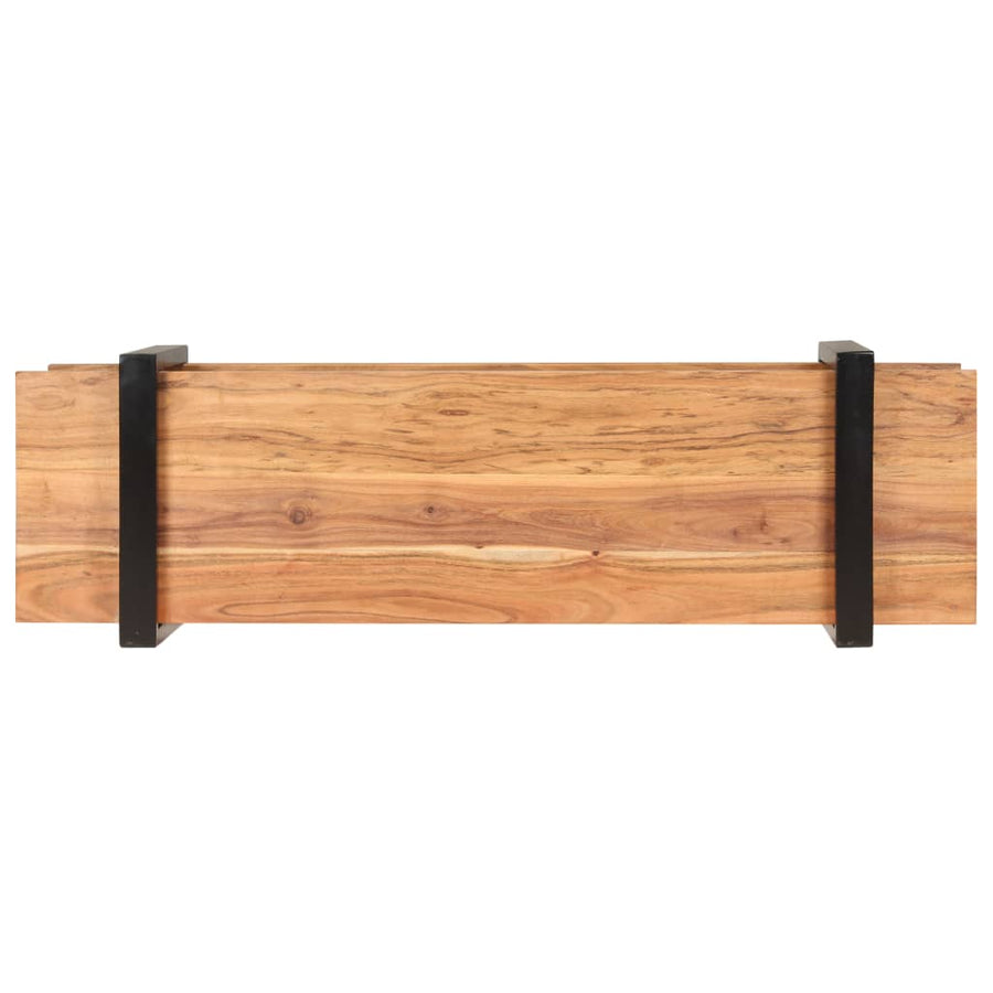 Tv-Meubel 130 x 40 x 40 cm Massief acaciahout