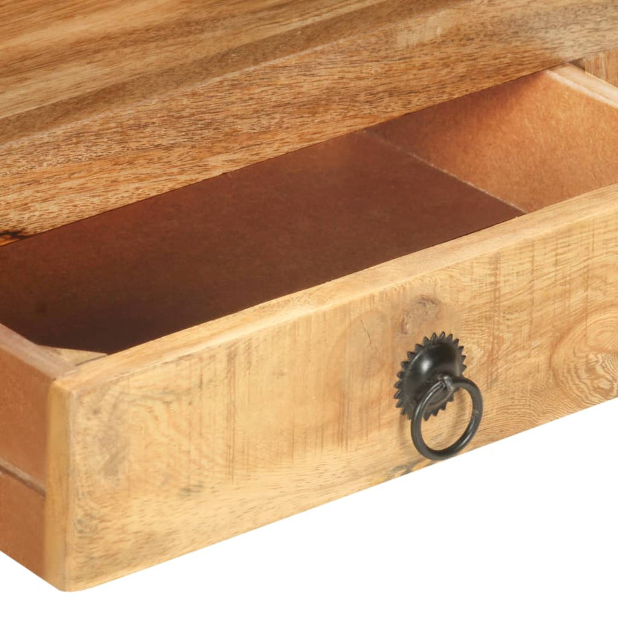 Tv-meubel 117x30x41 cm massief ruw mangohout