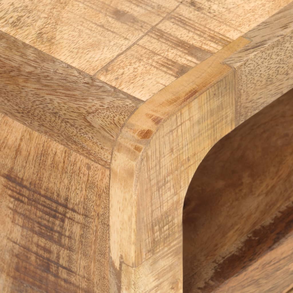 Tv-meubel 117x30x41 cm massief ruw mangohout