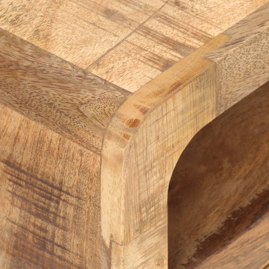 Tv-meubel 117x30x41 cm massief ruw mangohout