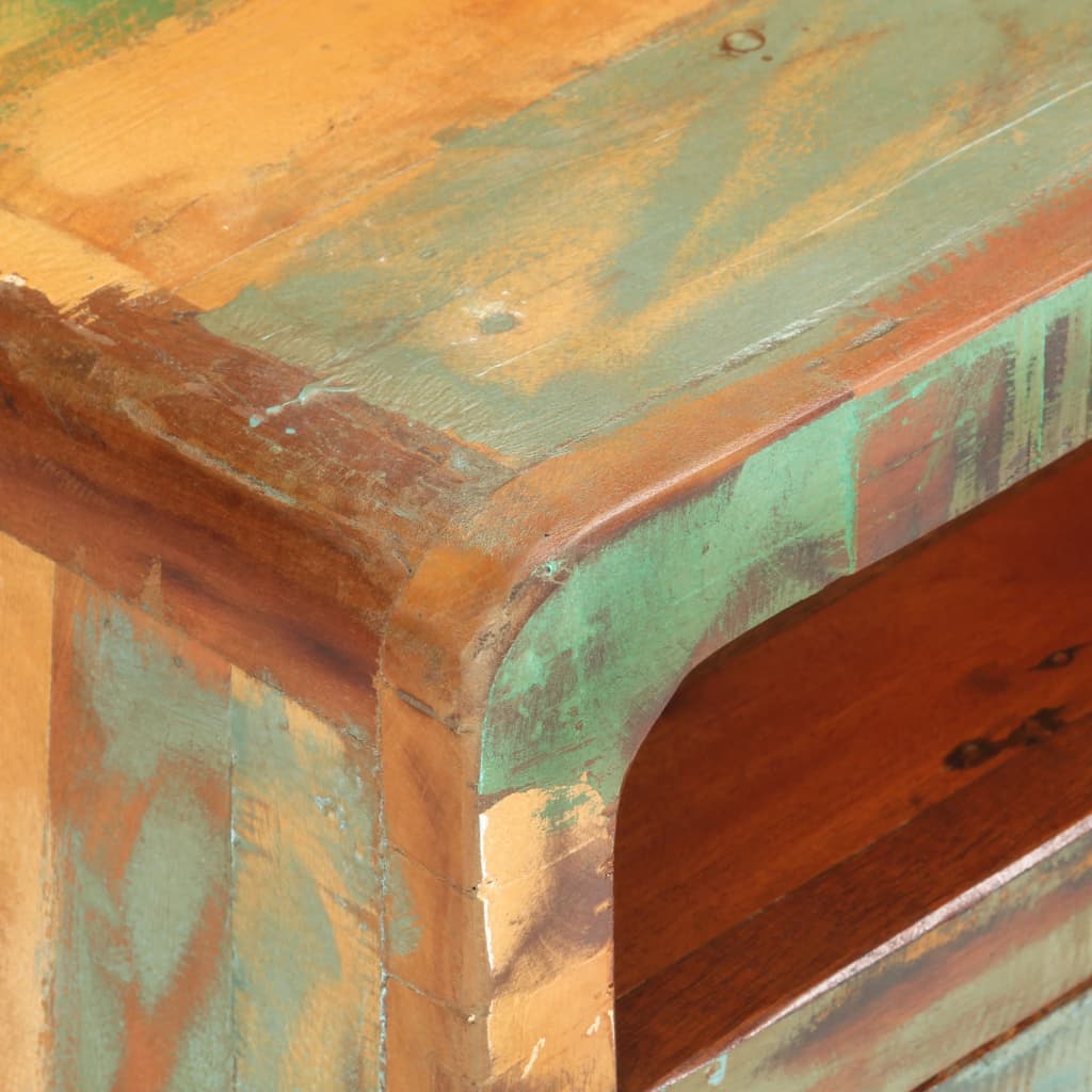 Tv-Meubel 7X30X4 Cm massief gerecycled hout