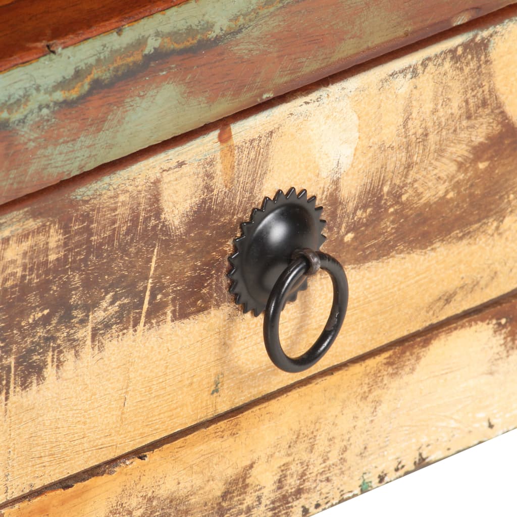 Tv-Meubel 7X30X4 Cm massief gerecycled hout