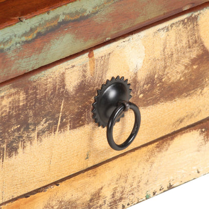 Tv-Meubel 7X30X4 Cm massief gerecycled hout