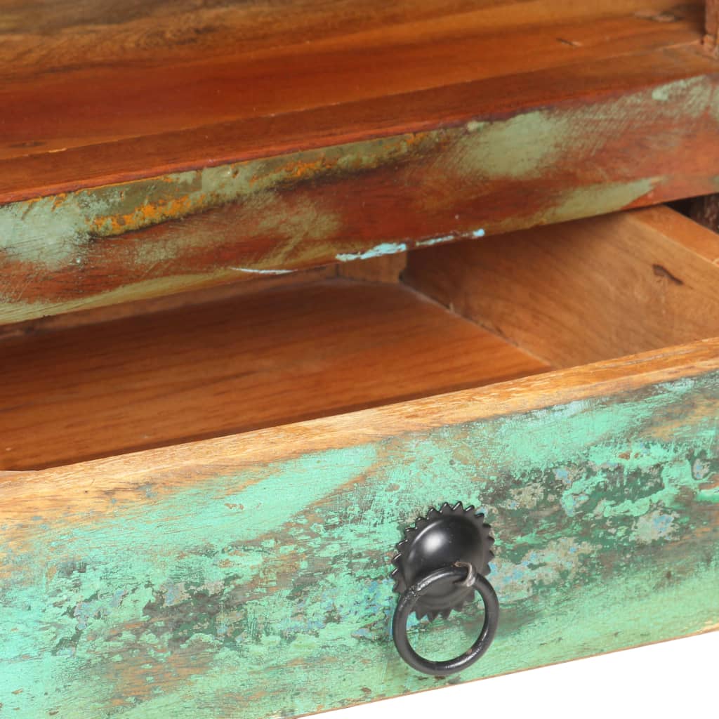 Tv-Meubel 7X30X4 Cm massief gerecycled hout