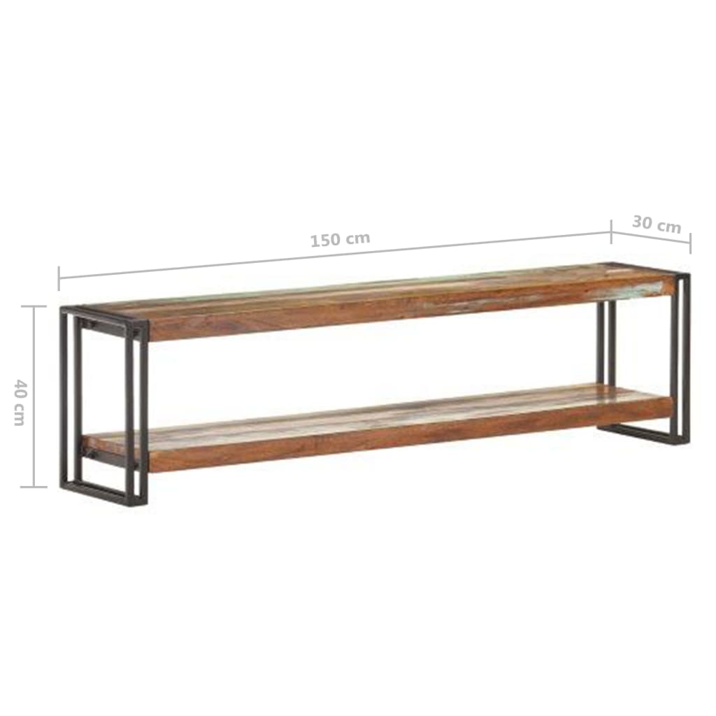 Tv-Meubel 150X30X40 Cm Zwart 150 cm