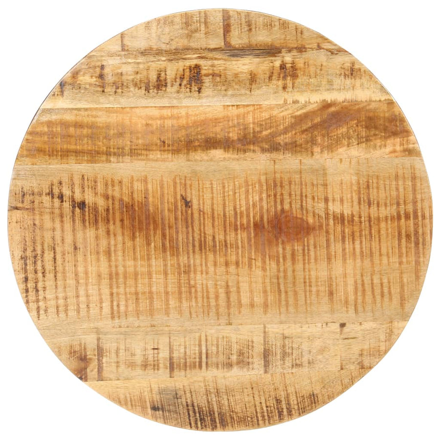 Salontafel Ø Ruw Mangohout 68 x 43 cm massief mangohout