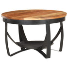 Coffee table Ø 68x43 cm solid acacia wood
