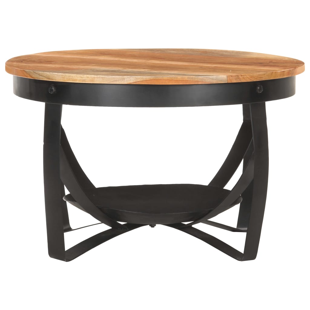 Salontafel Ø 68 x 43 cm Massief acaciahout