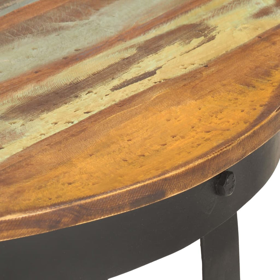 Salontafel Ø 68 x 43 cm massief gerecycled hout