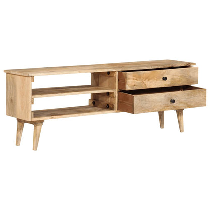 Tv-Meubel 140X30X50 Cm Massief Mangohout
