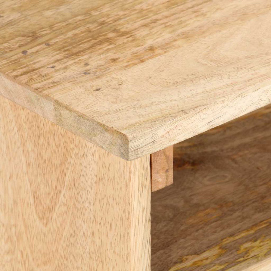 Tv-Meubel 140X30X50 Cm Massief Mangohout