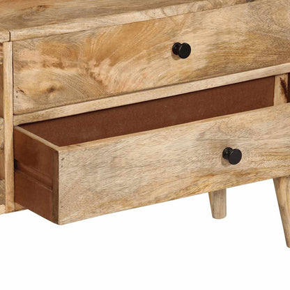 Tv-Meubel 140X30X50 Cm Massief Mangohout