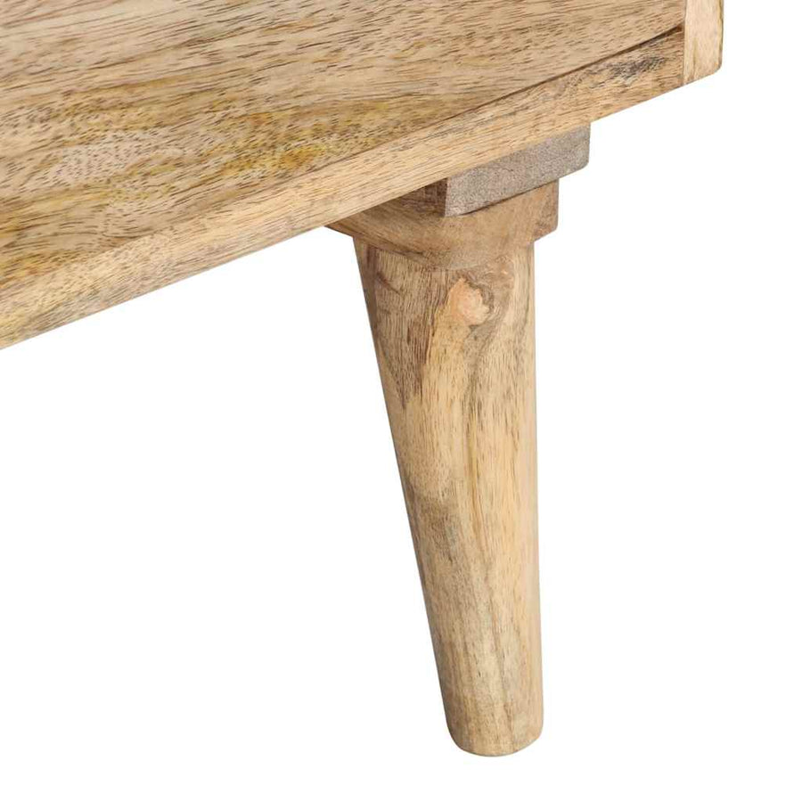 Tv-Meubel 140X30X50 Cm Massief Mangohout