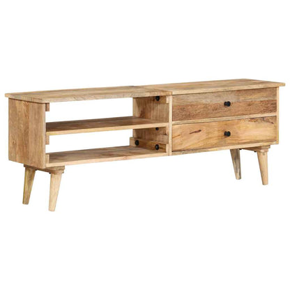 Tv-Meubel 140X30X50 Cm Massief Mangohout