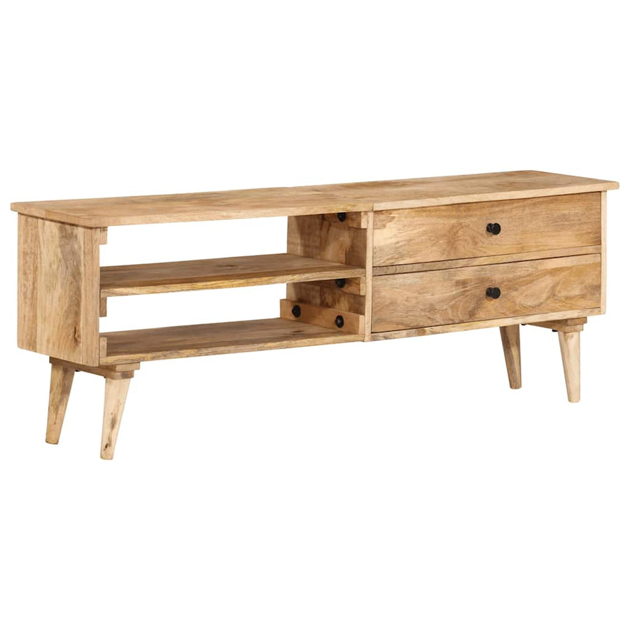 Tv-Meubel 140X30X50 Cm Massief Mangohout