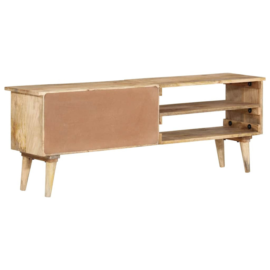 Tv-Meubel 140X30X50 Cm Massief Mangohout