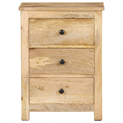 Nachtkastje 45X35X60 Cm Massief Mangohout
