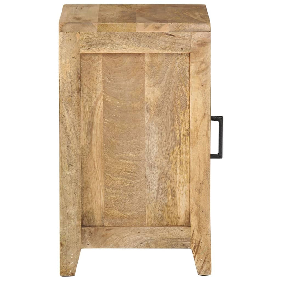 Nachtkastje 40X30X50 Cm Massief Mangohout