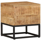 Bijzettafel 30x30x33 cm mangohout