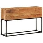 Console table 120x30x75 cm solid acacia wood
