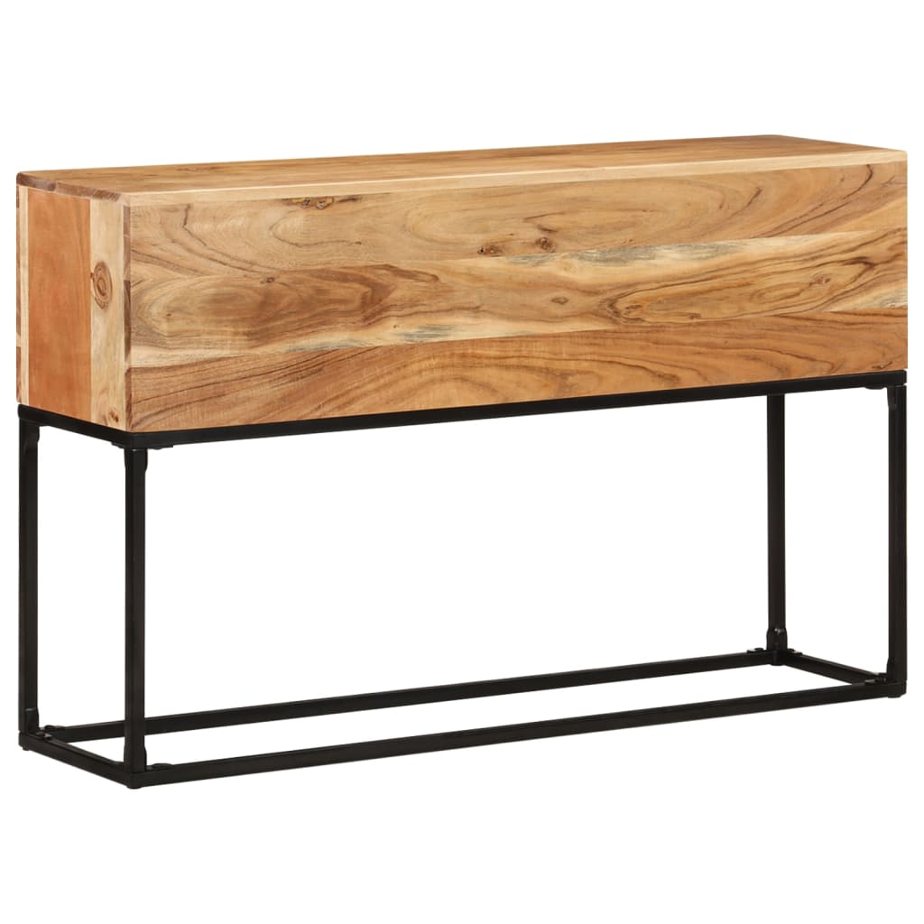 Wandtafel 120X30X75 Cm Massief Acaciahout