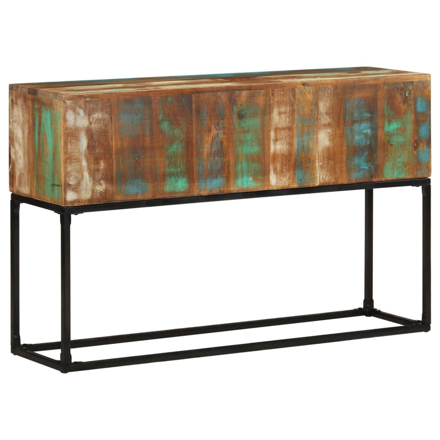 Wandtafel 120X30X75 Cm Massief Gerecycled Hout