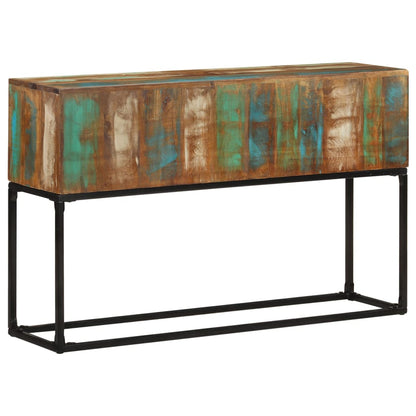 Wandtafel 120X30X75 Cm Massief Gerecycled Hout