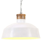 Hanglamp industrieel E27 58 cm wit Φ 58 cm Wit