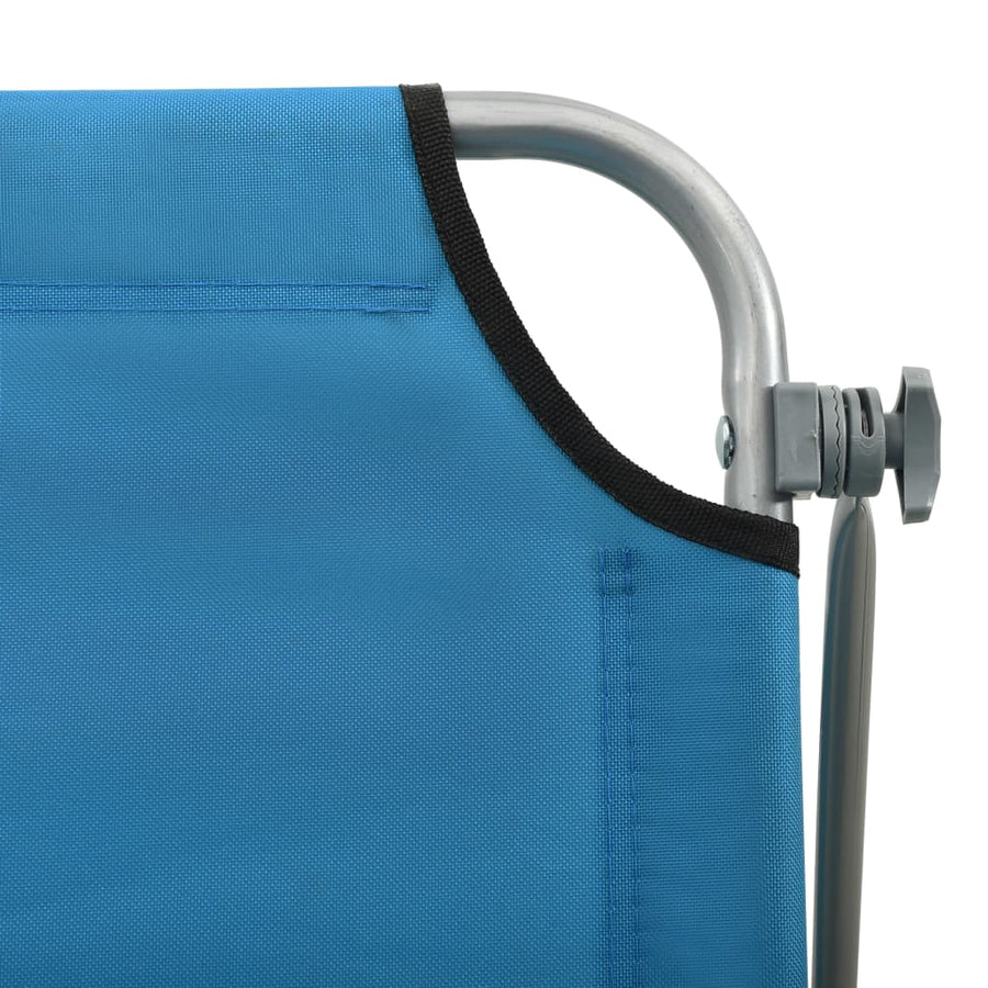 Ligbed Met Luifel Staal Staal Blauw