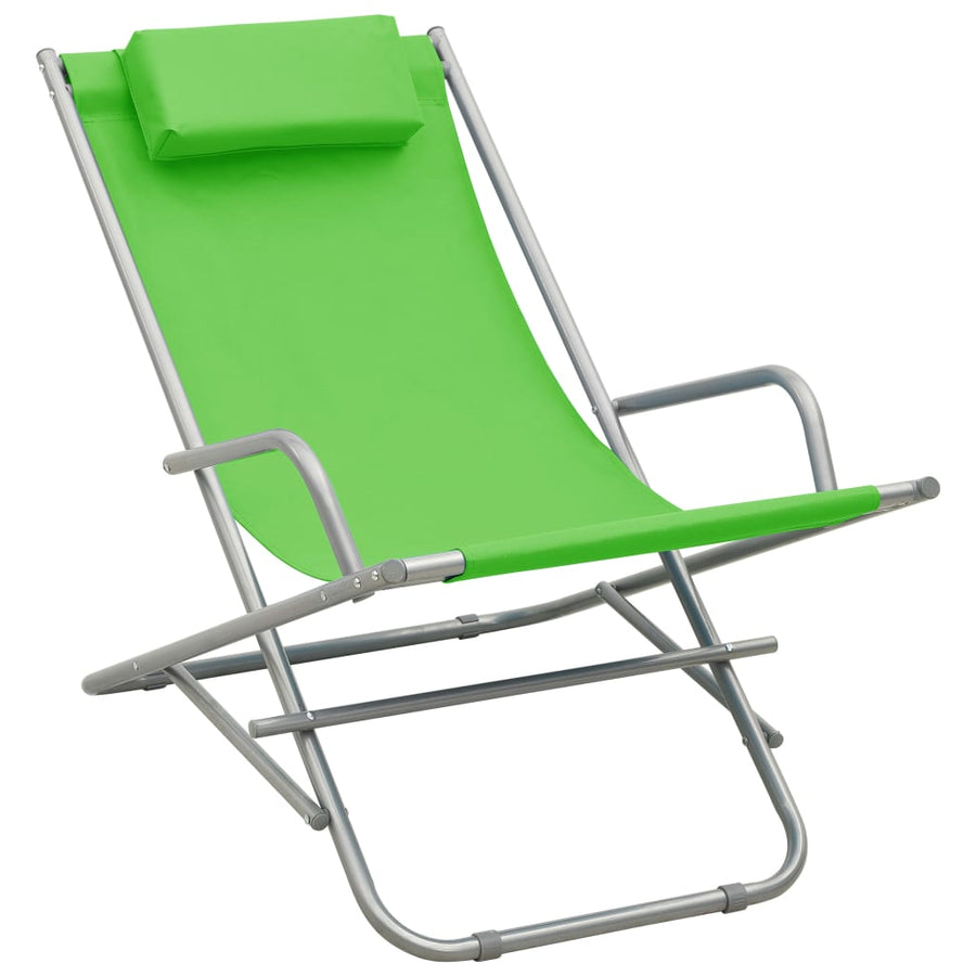 Klapstoelen Staal Groen