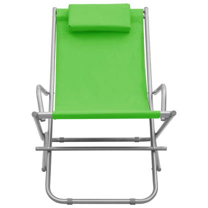 Klapstoelen Staal Groen