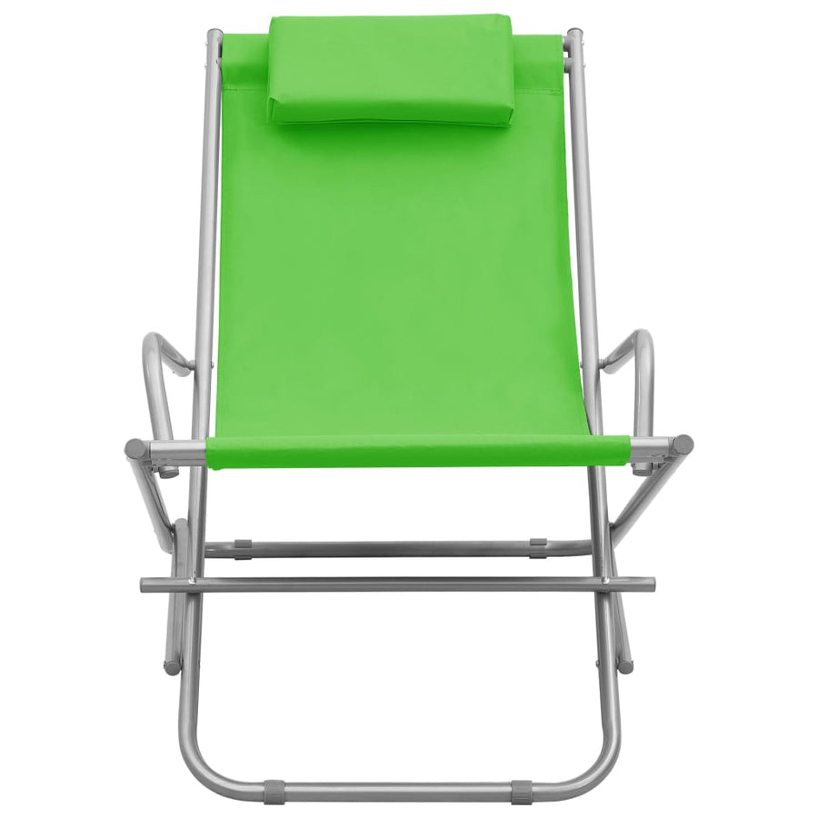 Klapstoelen Staal Groen