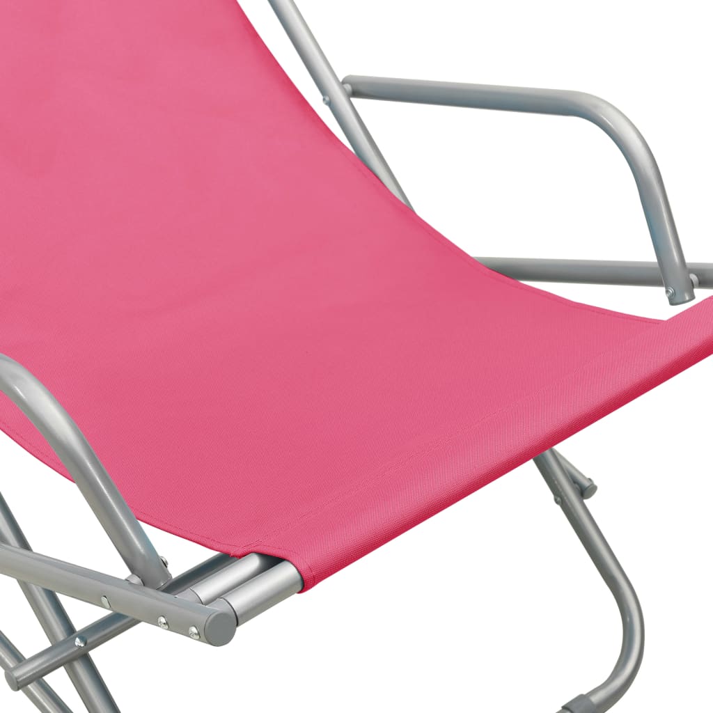 Klapstoelen Staal Roze