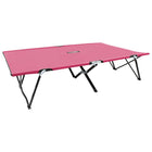 Lounger 2-person foldable steel pink