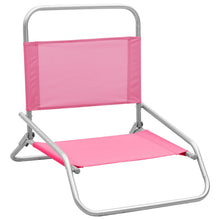 Strandstoelen Inklapbaar Stof Roze