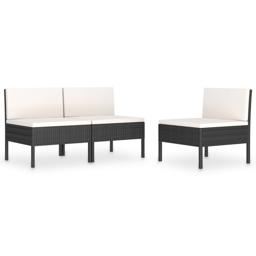 Tuinstoelen Met Kussens Poly Rattan 1