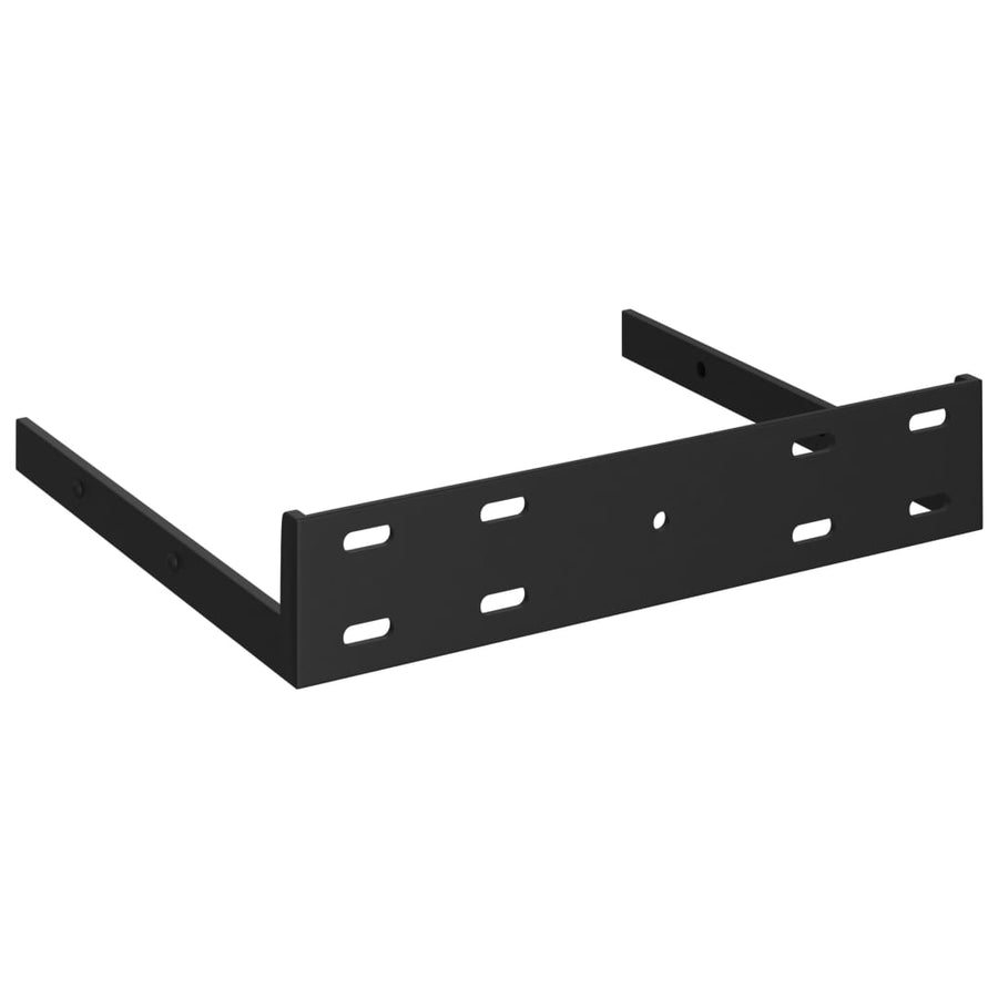Wandschappen Zwevend 3X3,5X3,8 Cm Mdf Hoogglans Wit 2 23 x 23.5 x 3.8 cm
