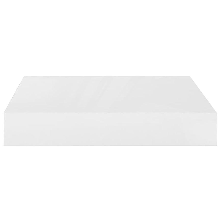 Wandschappen Zwevend 23X23,5X3,8 Cm Mdf Hoogglans Wit 4 23 x 23.5 x 3.8 cm