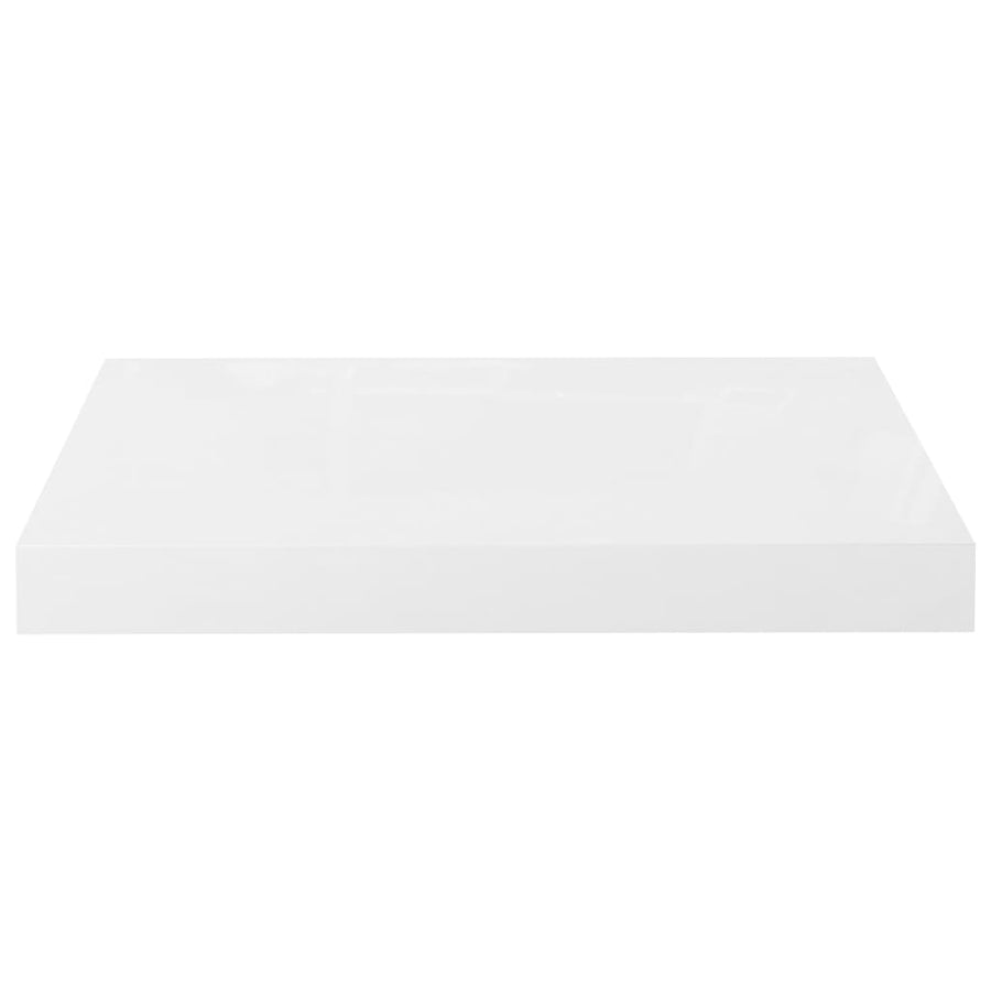 Wandschap Zwevend 40X23X3,8 Cm Mdf Hoogglans Wit 1 40 x 23 x 3.8 cm