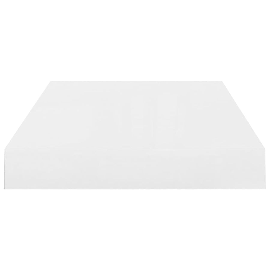 Wandschap Zwevend 40X23X3,8 Cm Mdf Hoogglans Wit 1 40 x 23 x 3.8 cm