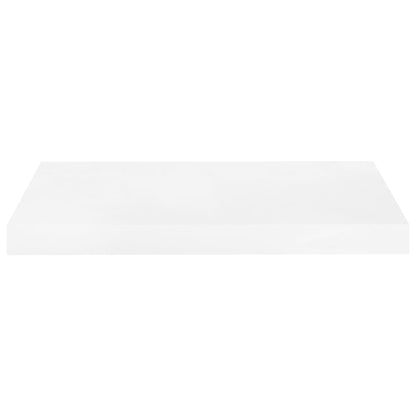 Wandschap Zwevend 50X23X3,8 Cm Mdf Hoogglans Wit 1 50 x 23 x 3.8 cm