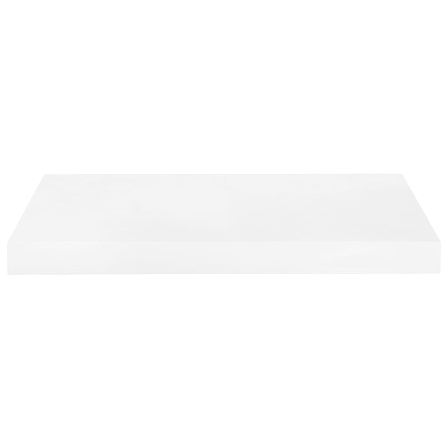Wandschap Zwevend 50X23X3,8 Cm Mdf Hoogglans Wit 1 50 x 23 x 3.8 cm