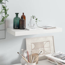 Wandschap Zwevend 50X23X3,8 Cm Mdf Hoogglans Wit 1 50 x 23 x 3.8 cm