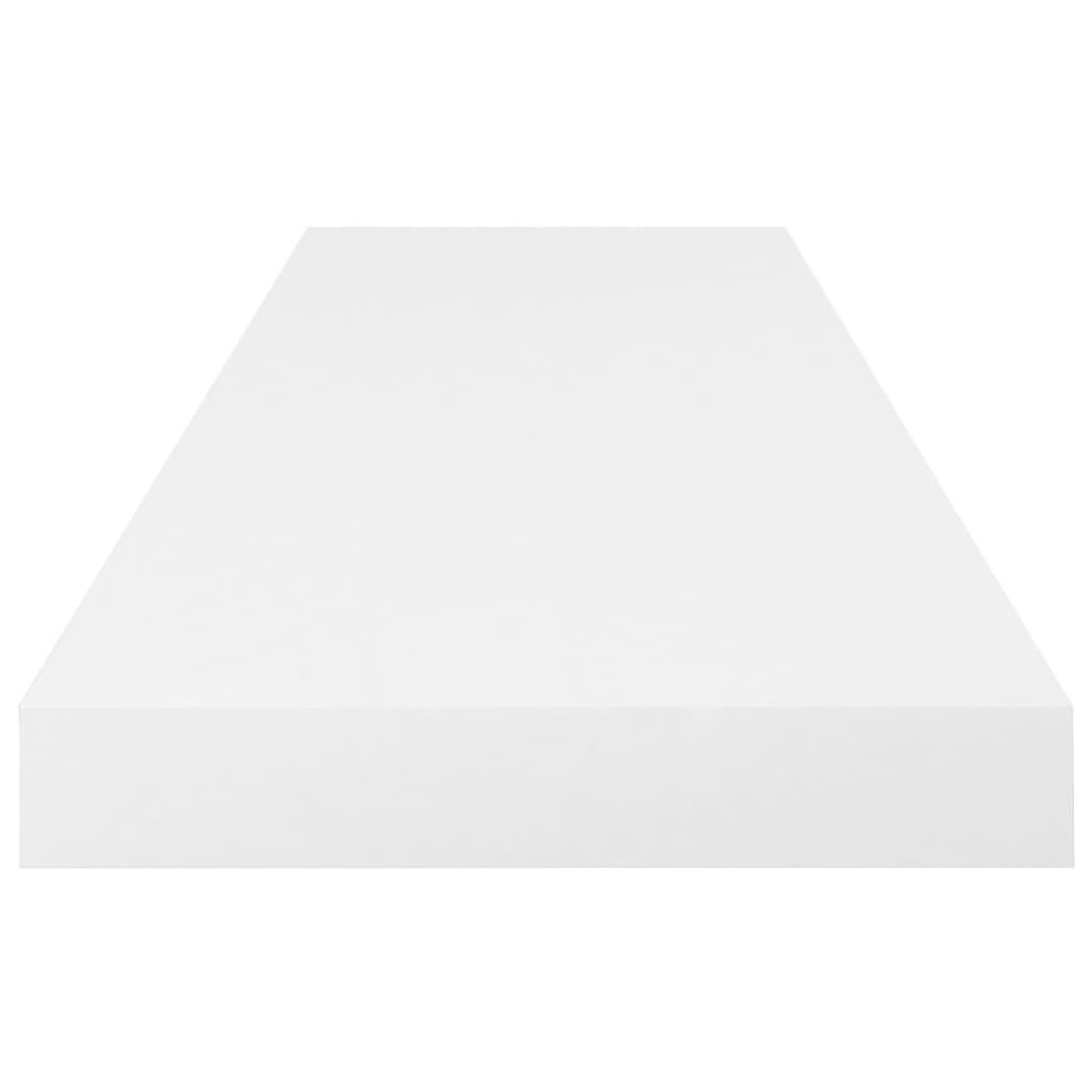 Wandschappen Zwevend 80X23,5X3,8 Cm Mdf Hoogglans Wit 4 80 x 23.5 x 3.8 cm