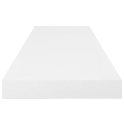 Wandschappen Zwevend 80X23,5X3,8 Cm Mdf Hoogglans Wit 4 80 x 23.5 x 3.8 cm