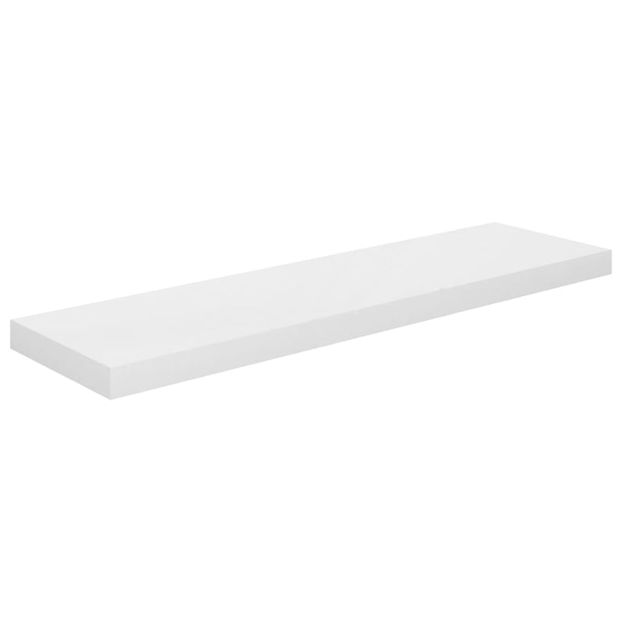 Wandschappen Zwevend 90X23,5X3,8 Cm Mdf Hoogglans Wit 4 90 x 23.5 x 3.8 cm