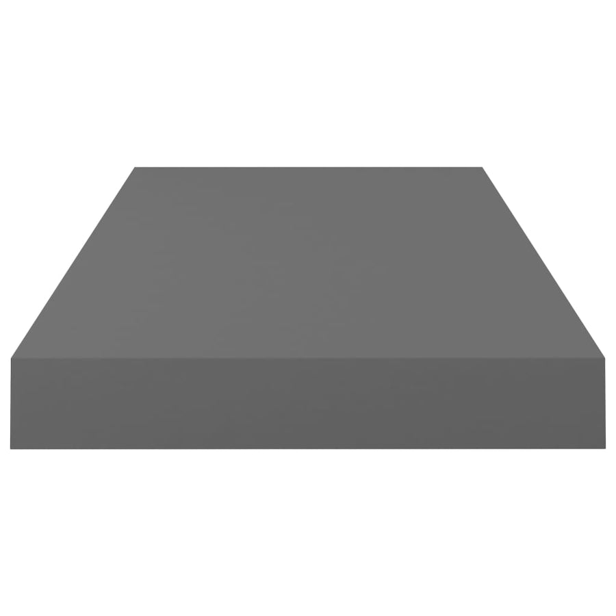 Wandschappen Zwevend 50X23X3,8 Cm Mdf Hoogglans Grijs 4 50 x 23 x 3.8 cm
